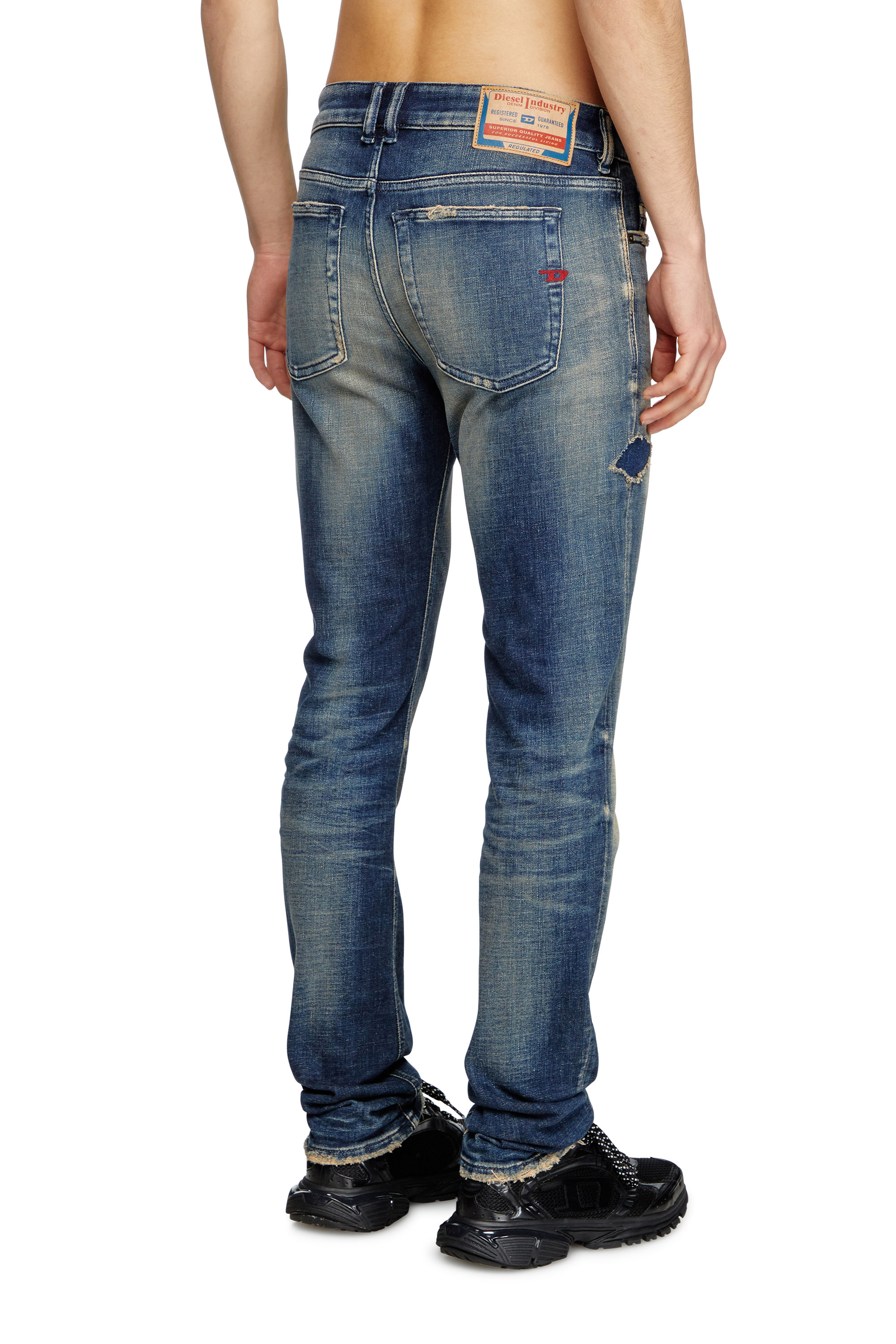 Diesel - Man's Skinny Jeans 1979 Sleenker 09K74, Dark Blue - 4