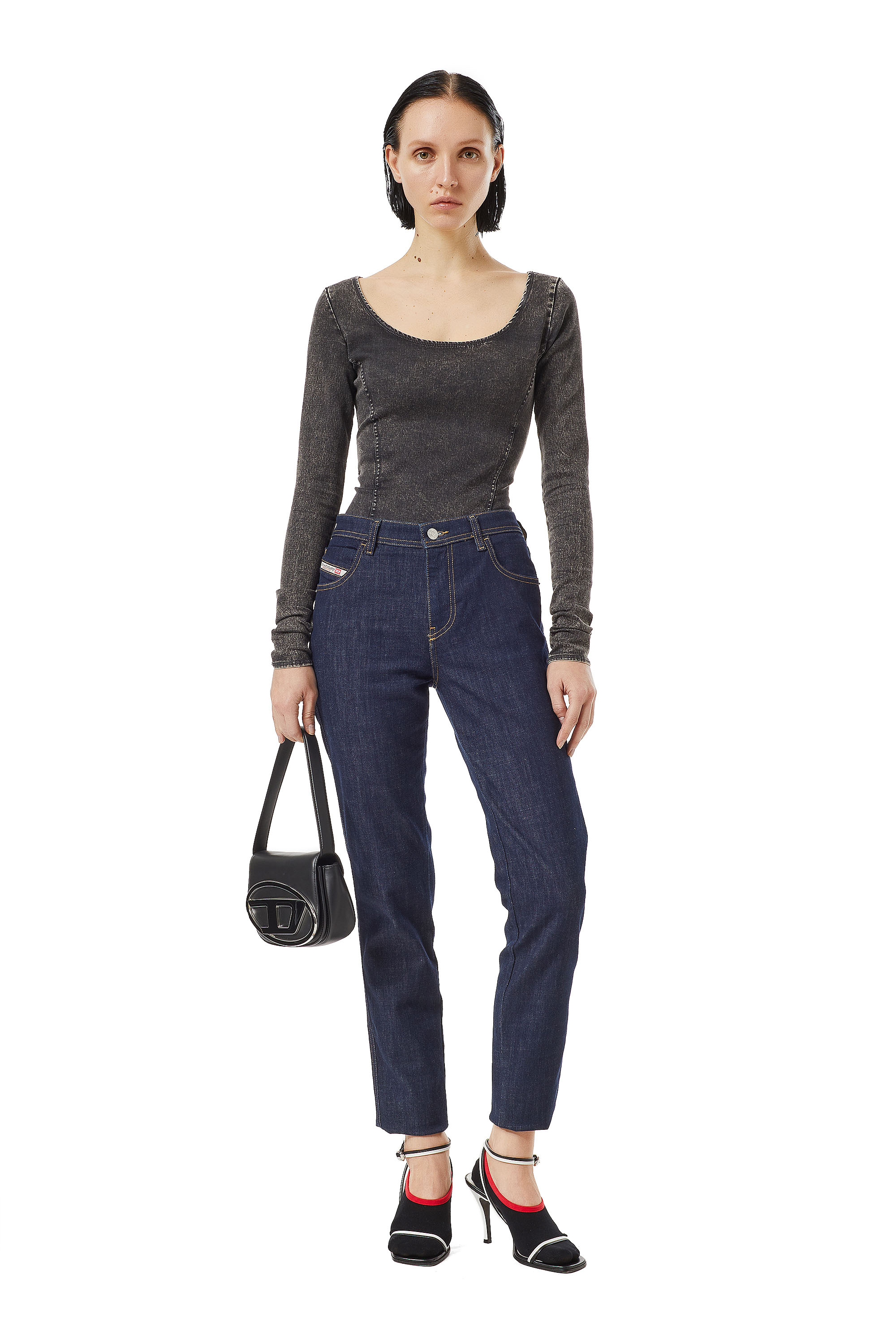 Diesel - Skinny Jeans 2015 Babhila Z9C17, Woman's Skinny Jeans - 2015 Babhila in Dark Blue - 1