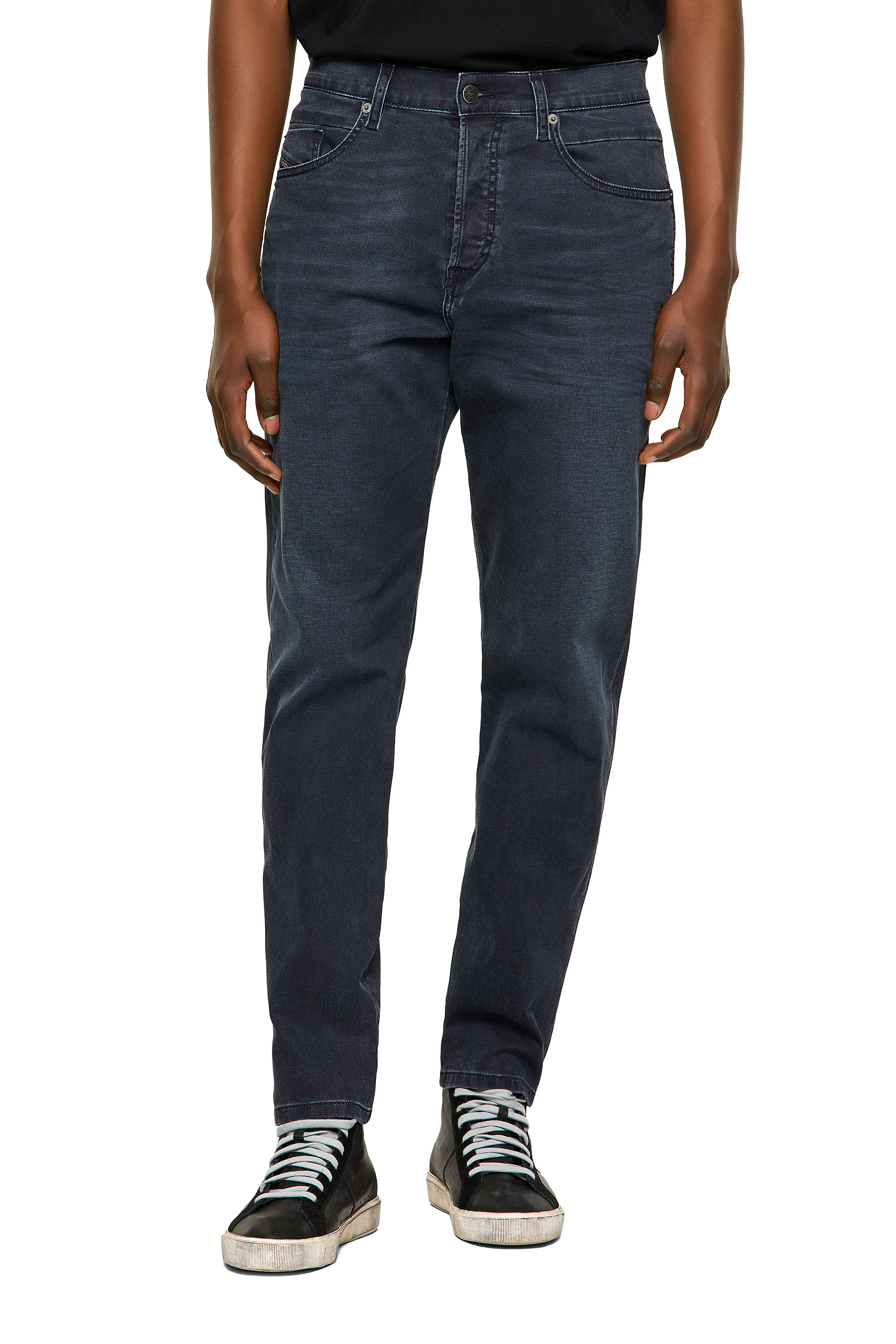 D-Fining-Chino 0699P, Dark Blue - Jeans
