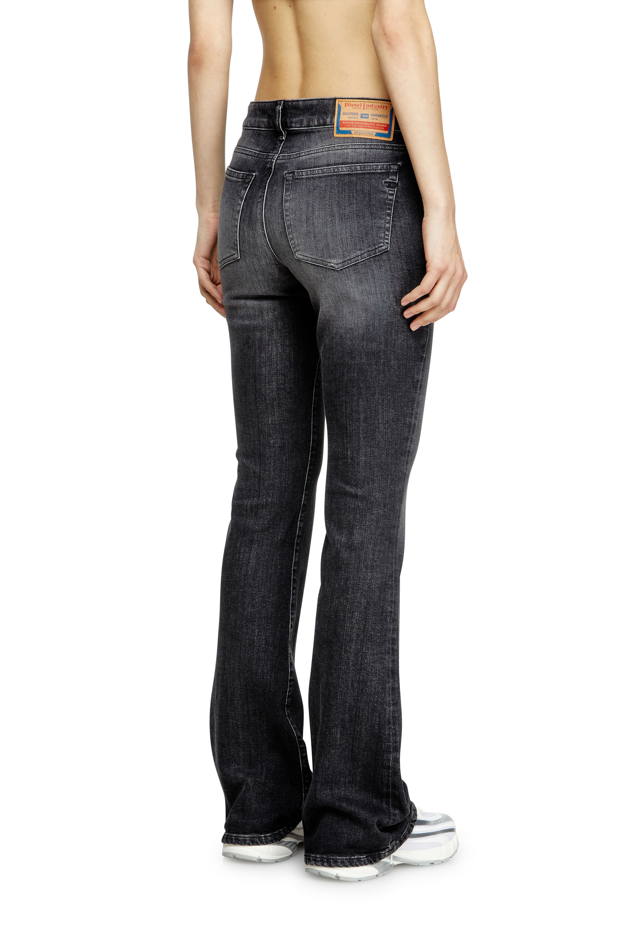 Bootcut Jeans 1969 D-Ebbey 09L98, Black/Dark grey Diesel - Woman's Bootcut Jeans 1969 D-Ebbey 09L98, Black/Dark grey - 4