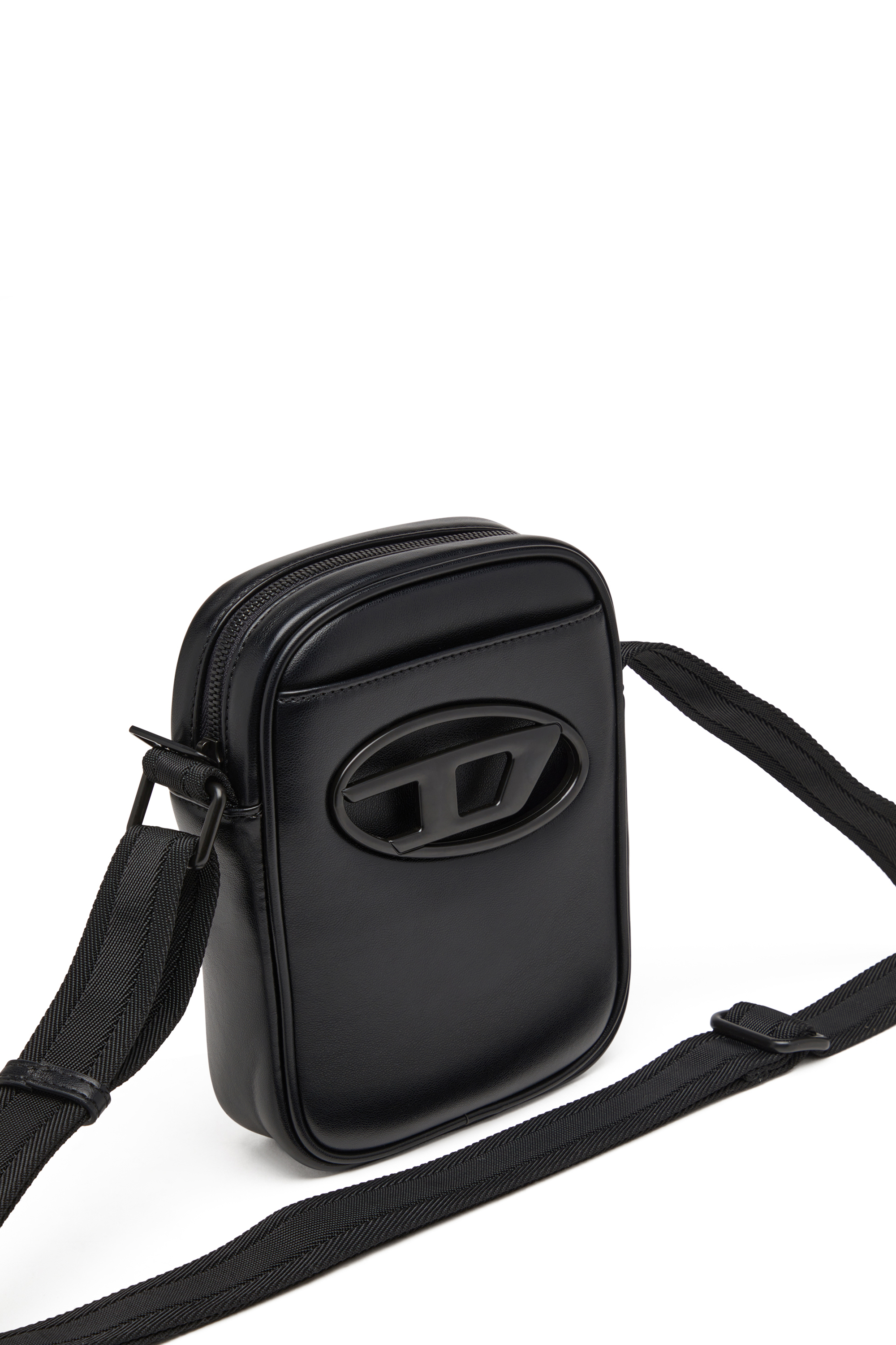 Diesel - HOLI-D CROSSBODY, Unisex's Crossbody bag in PU and neoprene in Black - 5