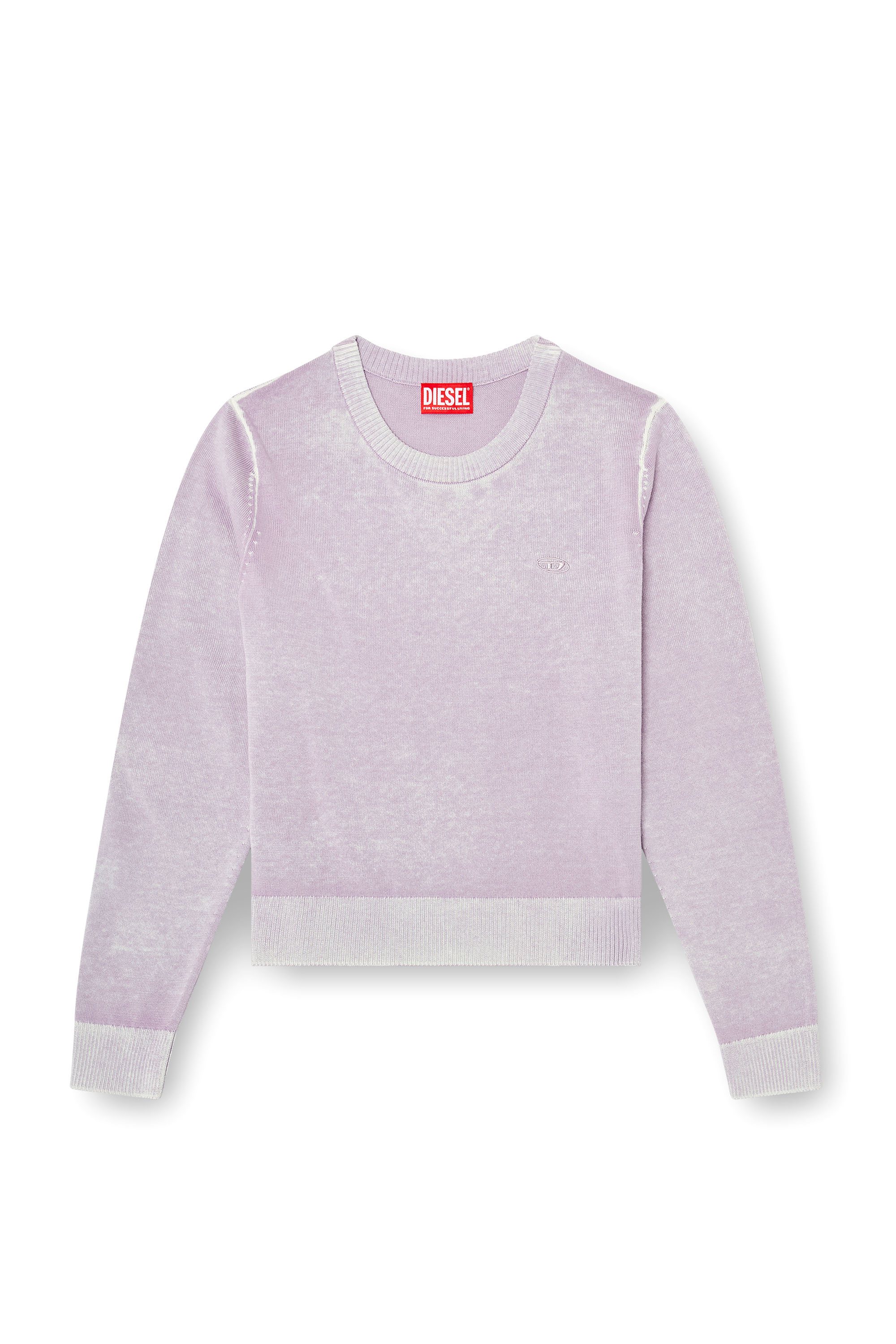 Diesel - M-LOVRE, Woman's Jumper with faded reverse print in null - 2