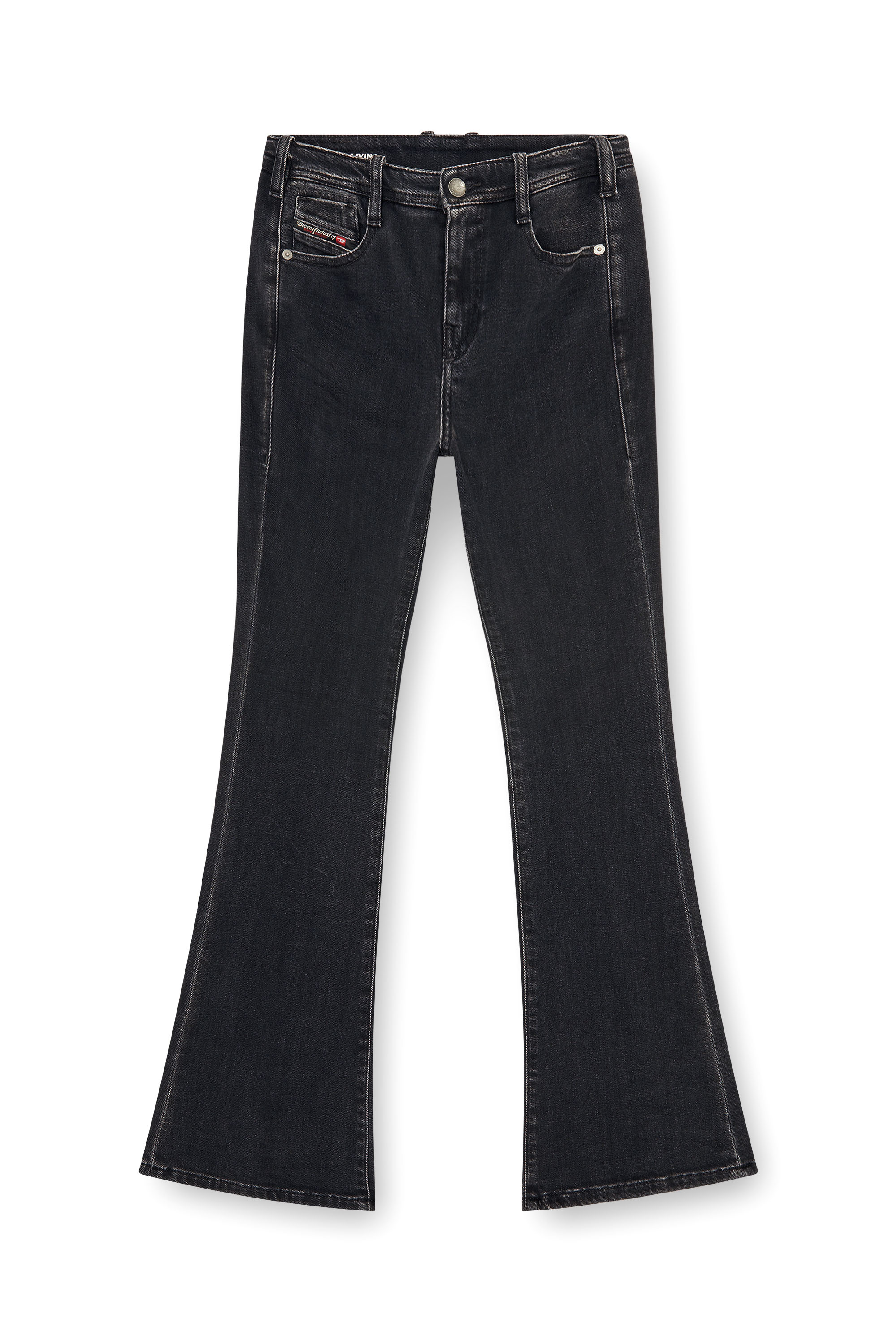 Diesel - Woman's Bootcut Jeans 1969 D-Ebbey 09P75, Black/Dark grey - 3