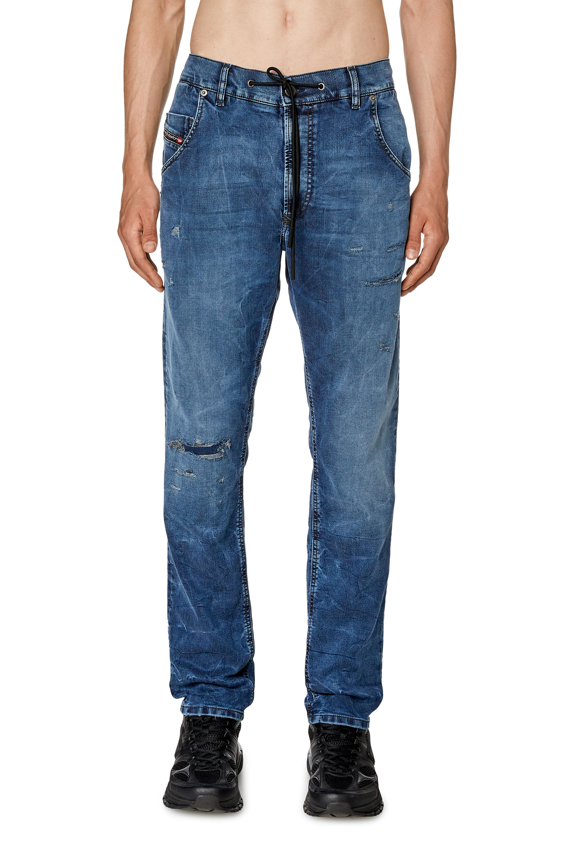 Diesel - Tapered 2030 D-Krooley Joggjeans® E9H11, Dark Blue - Image 1