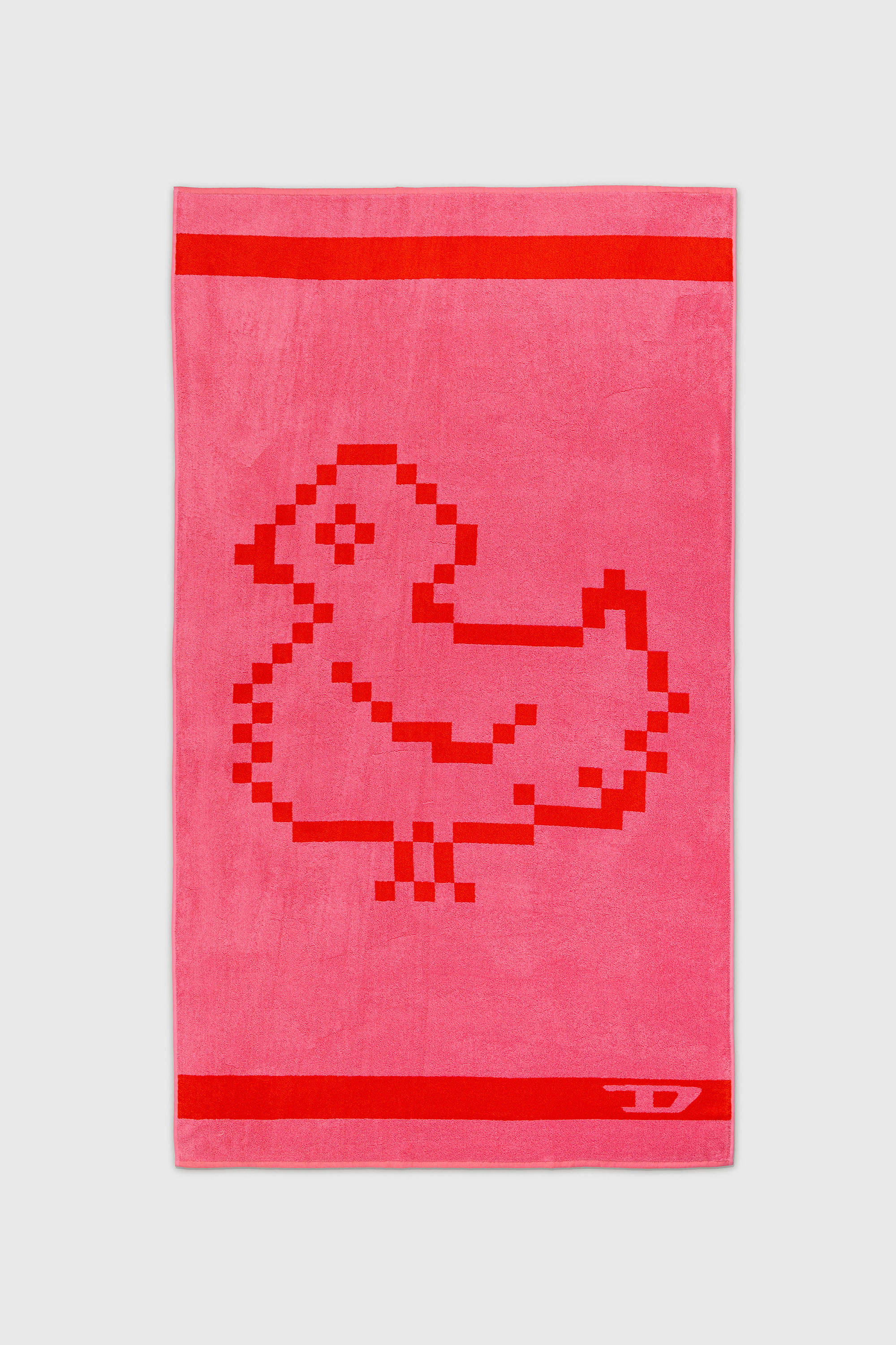 Diesel - 1018133  PIXEL TOYS 1 PINK/RED TOWEL, Unisex's Terry towel 100x180 cm in Red - 1