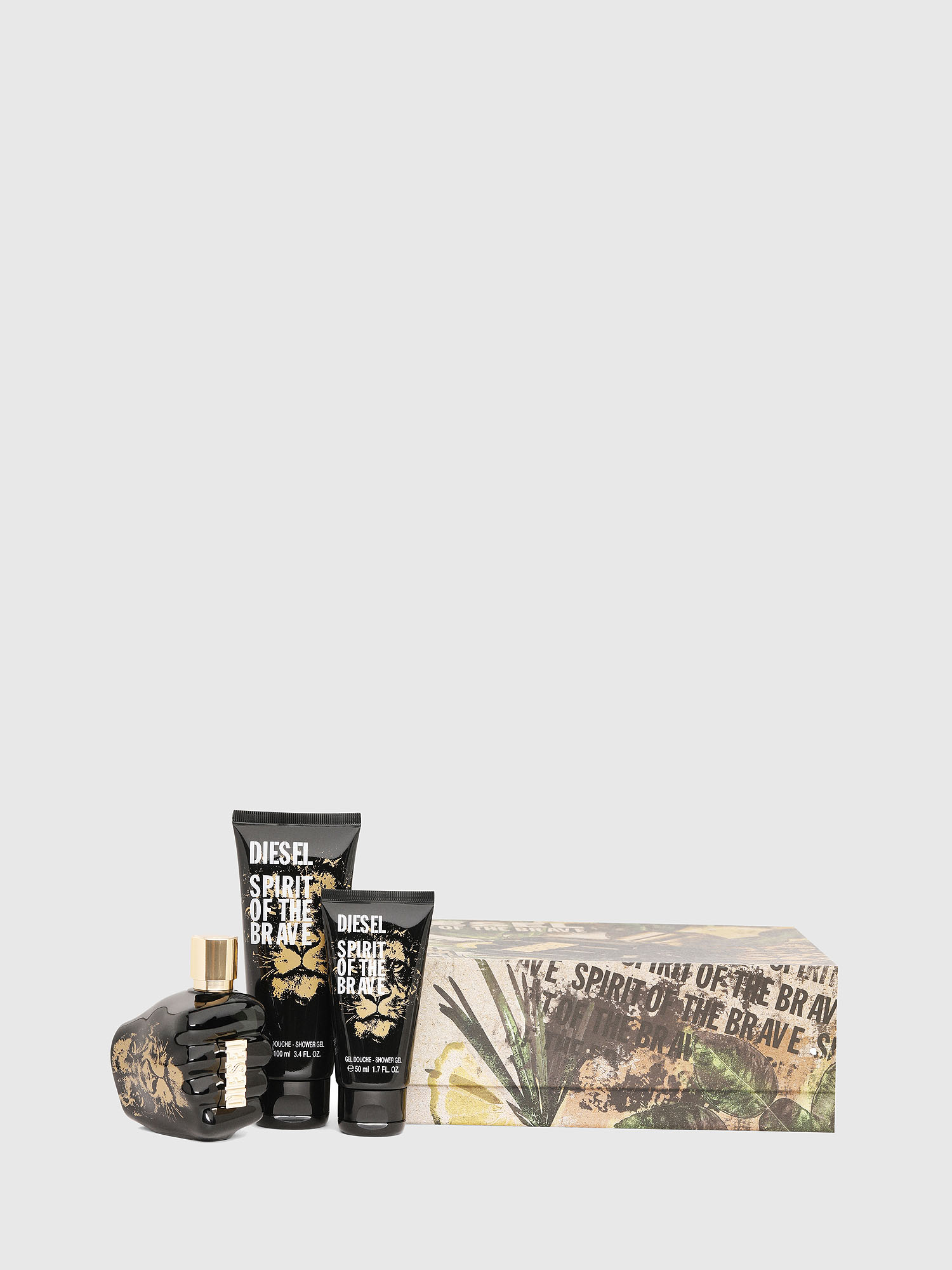Diesel - SPIRIT OF THE BRAVE 75 ML GIFT SET, Man's SPIRIT OF THE BRAVE Gift set in Black - 1