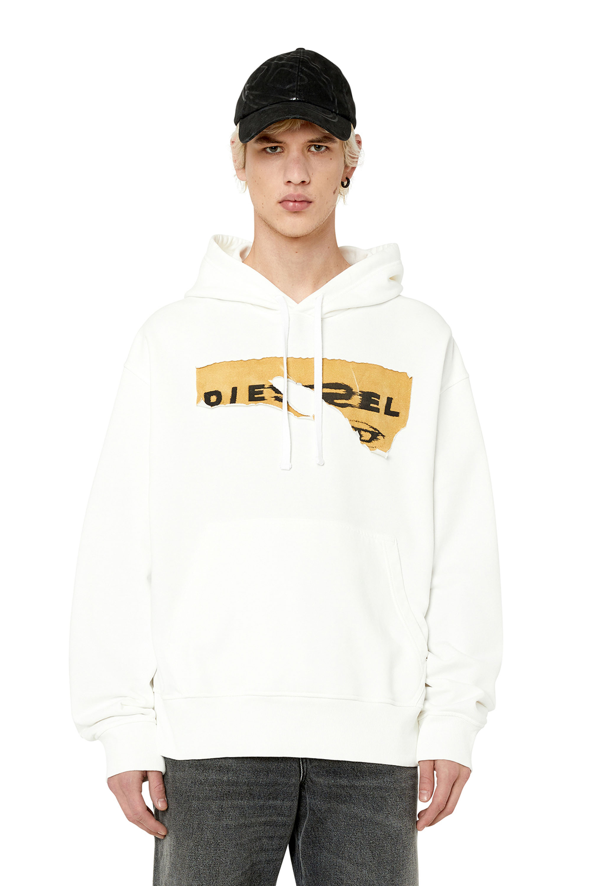 Diesel - S-MACS-HOOD-POFF, White - Image 1