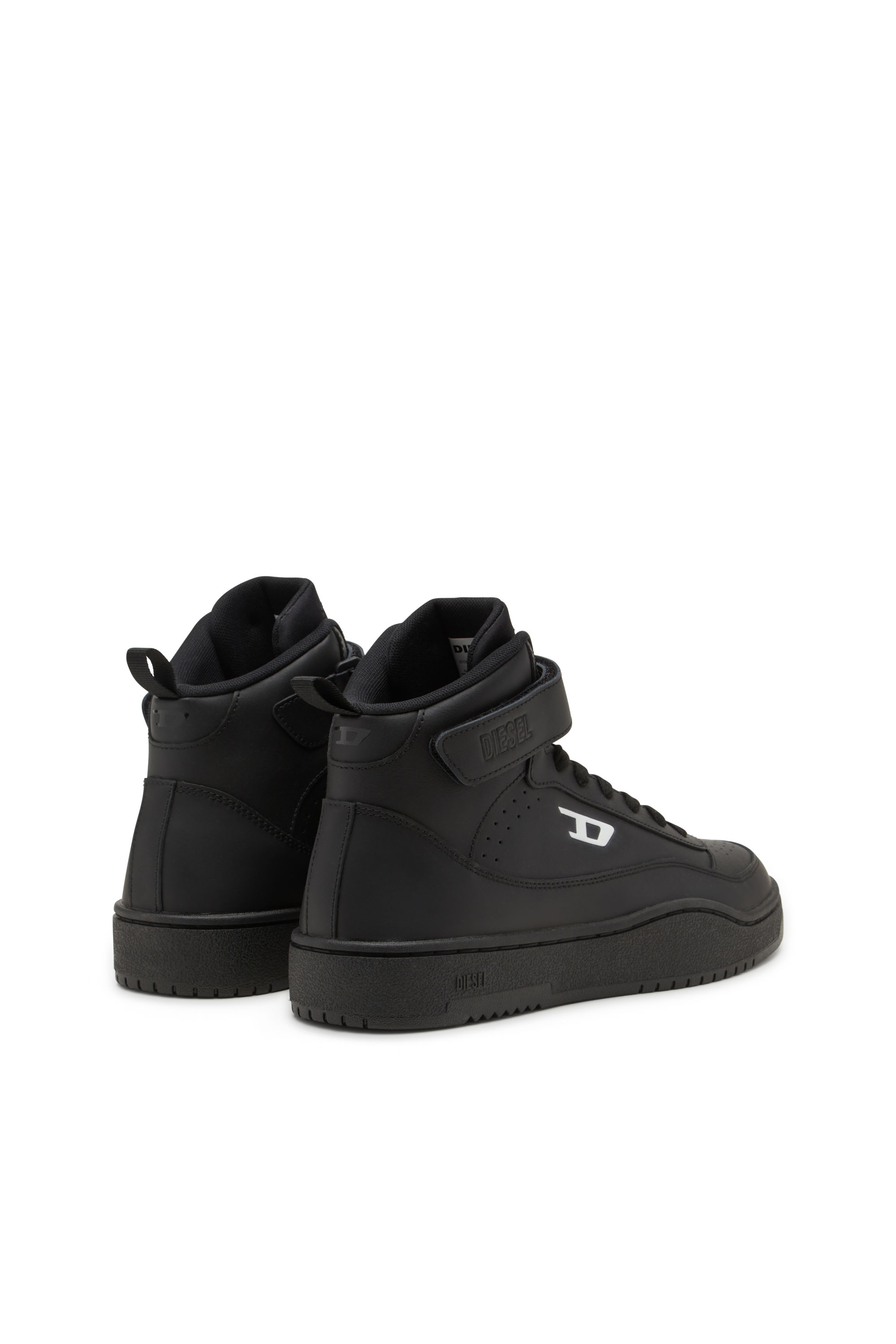 Diesel - S-TRACKER-D MID, Man's Mid top sneaker in Black - 3