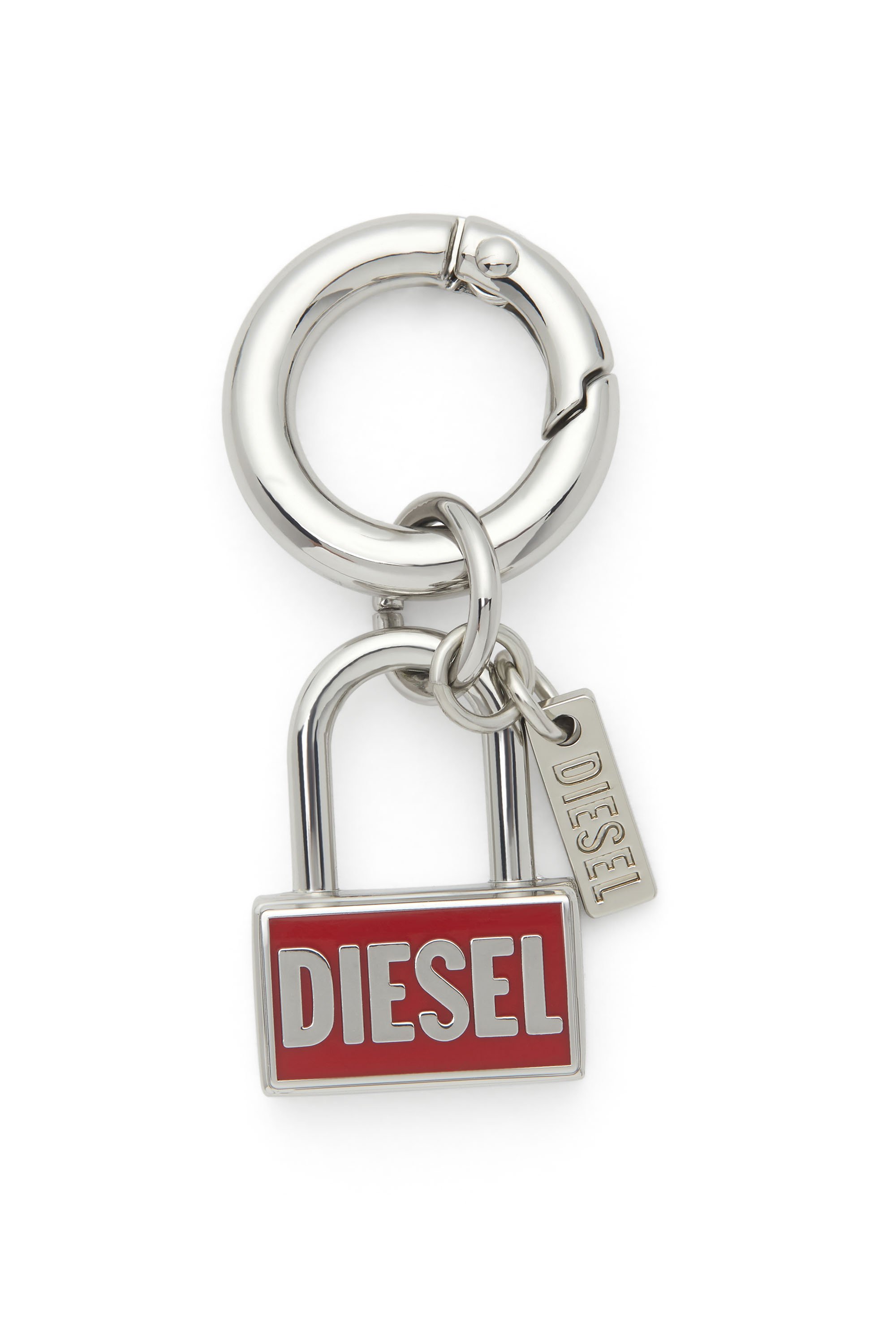 CHARM-LOCK, Silver/Red
