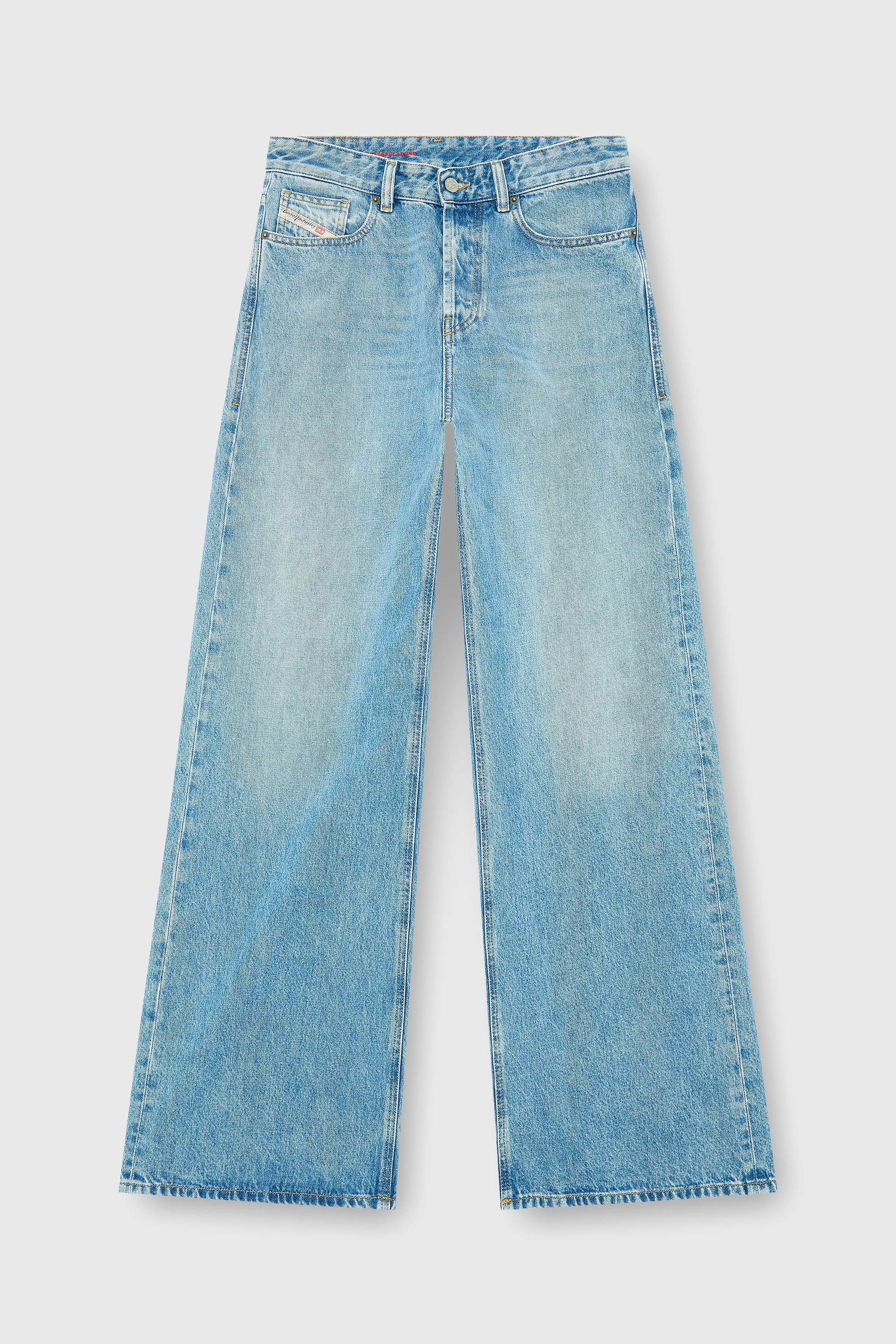 Diesel - Unisex's Relaxed Jeans 1996 D-Sire 09I29, Light Blue - 8