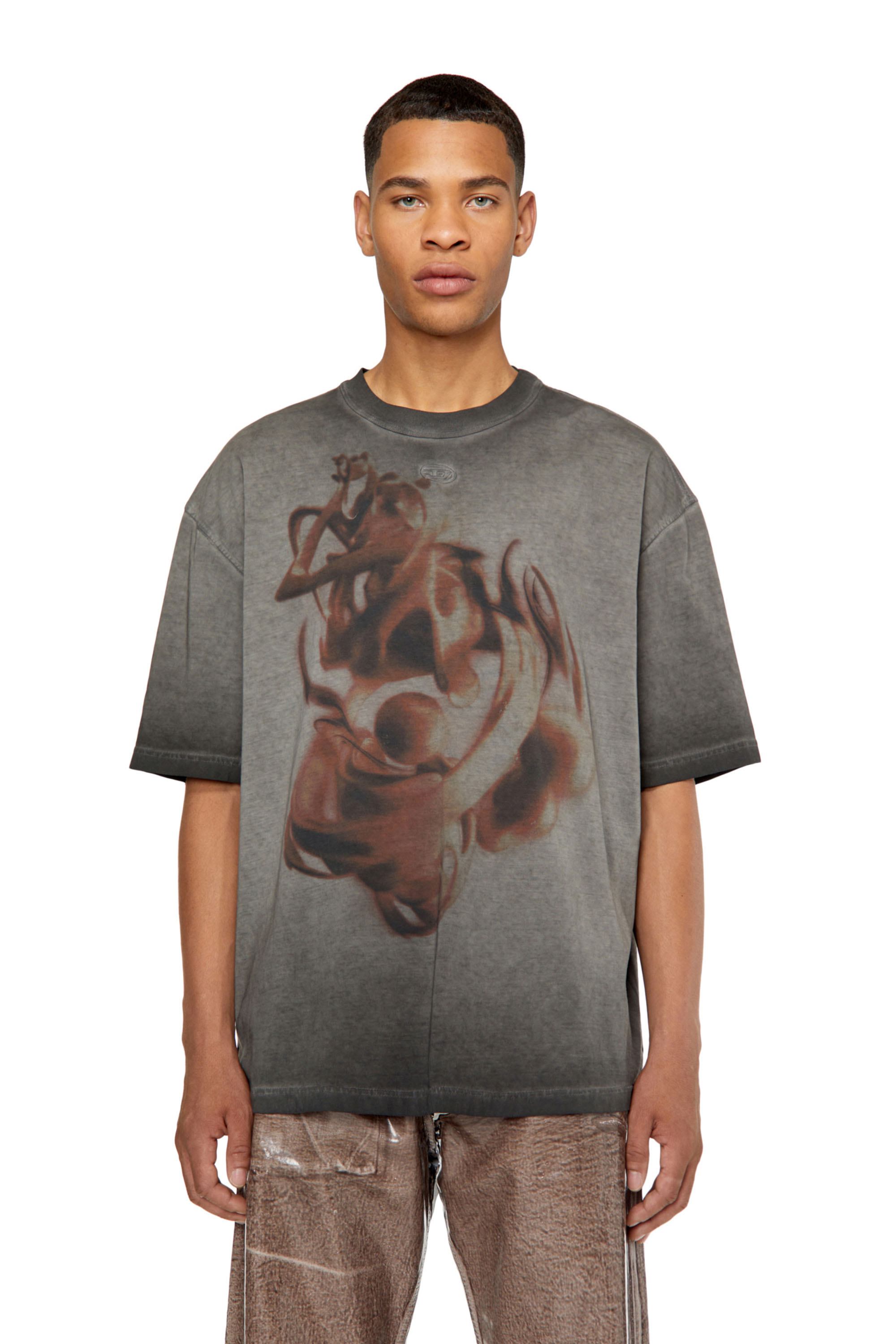 Diesel - T-WASH-H5, Black - Image 1