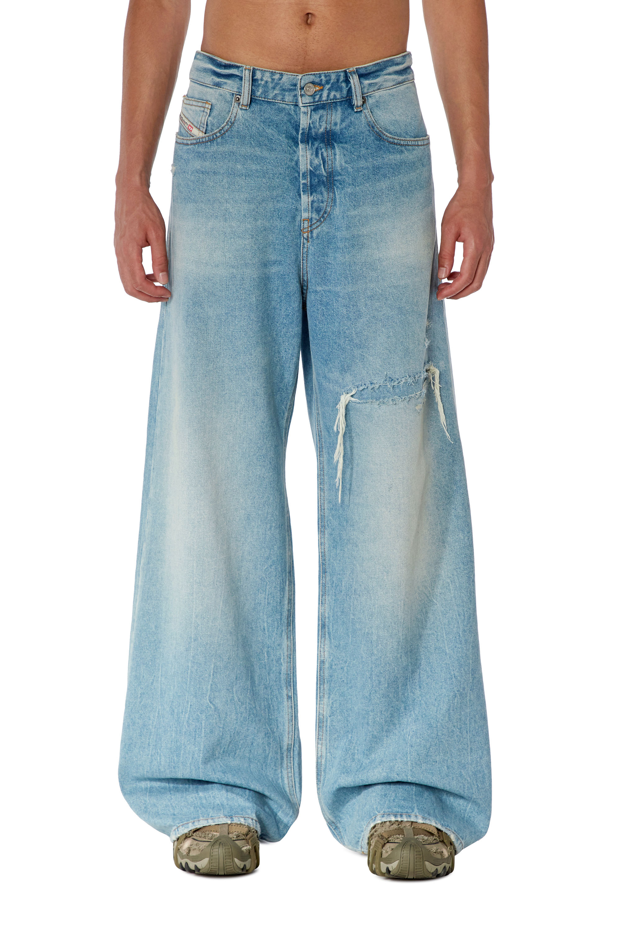 Diesel - Straight Jeans D-Rise 09E25, Light Blue - Image 2