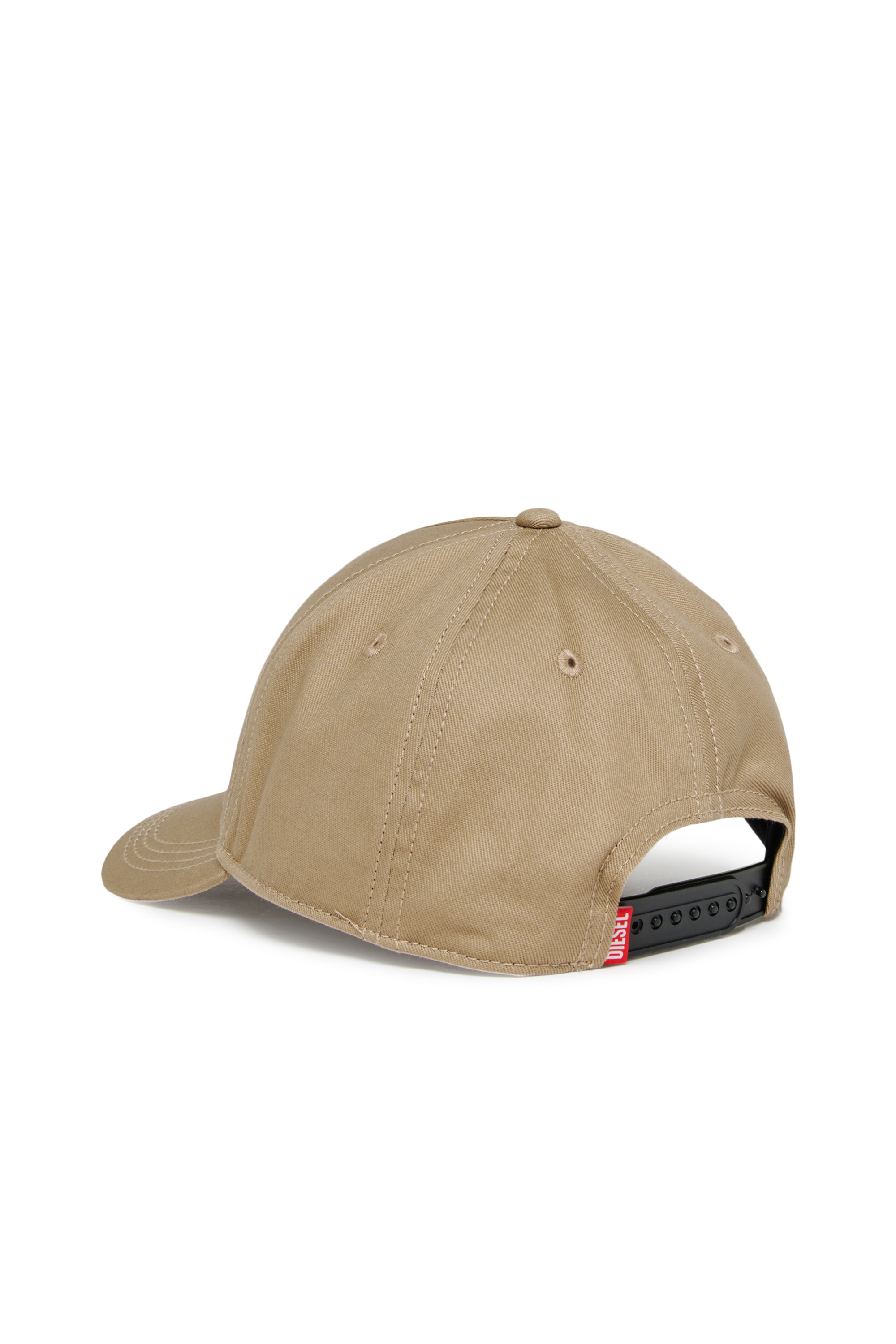 Diesel - FLIMO, Man's Baseball cap with Oval D logo print in Brown - 2