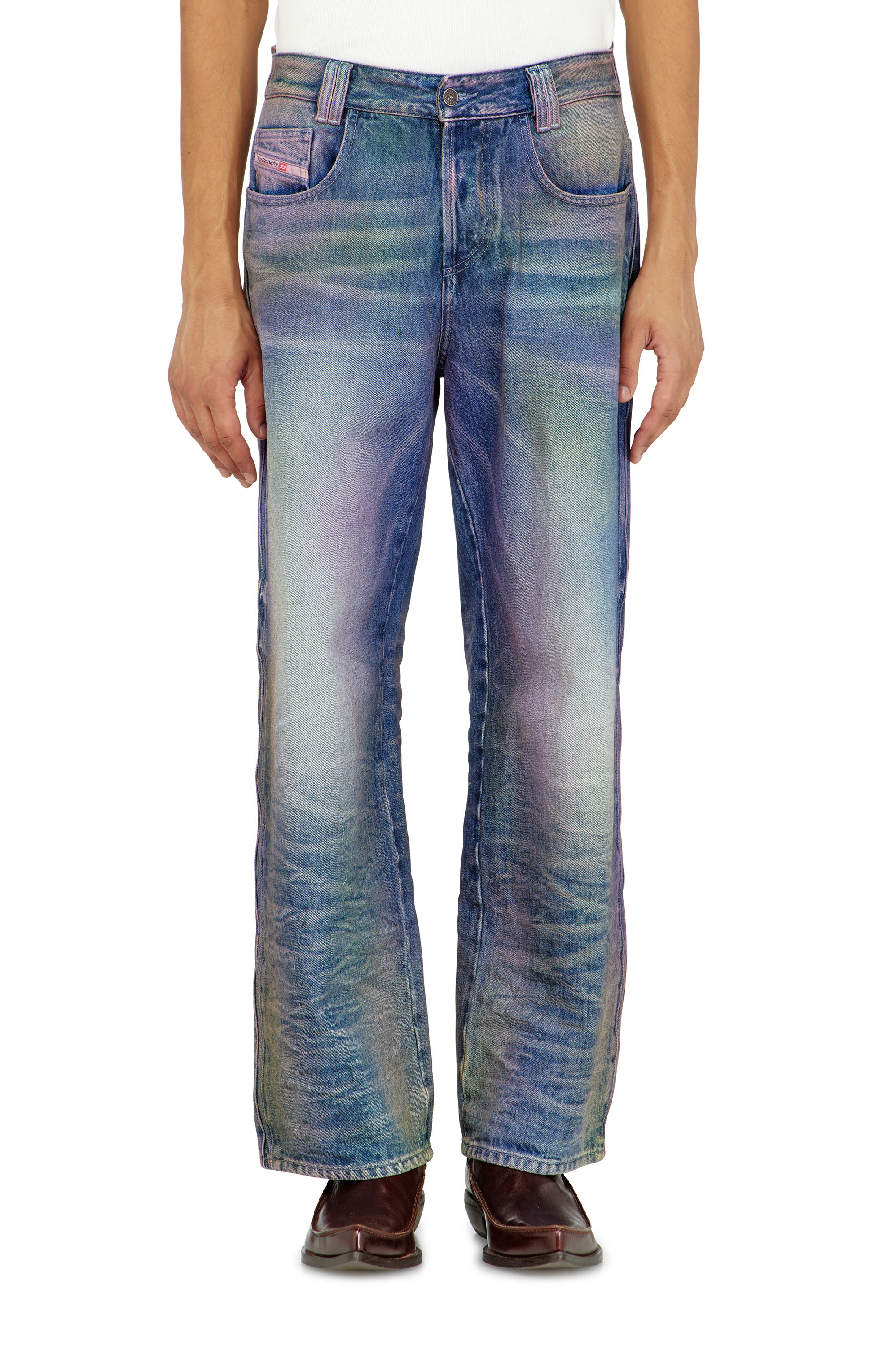 Diesel - Unisex's Relaxed Jeans 1982 D-Hakou 007FW, Medium blue - 1