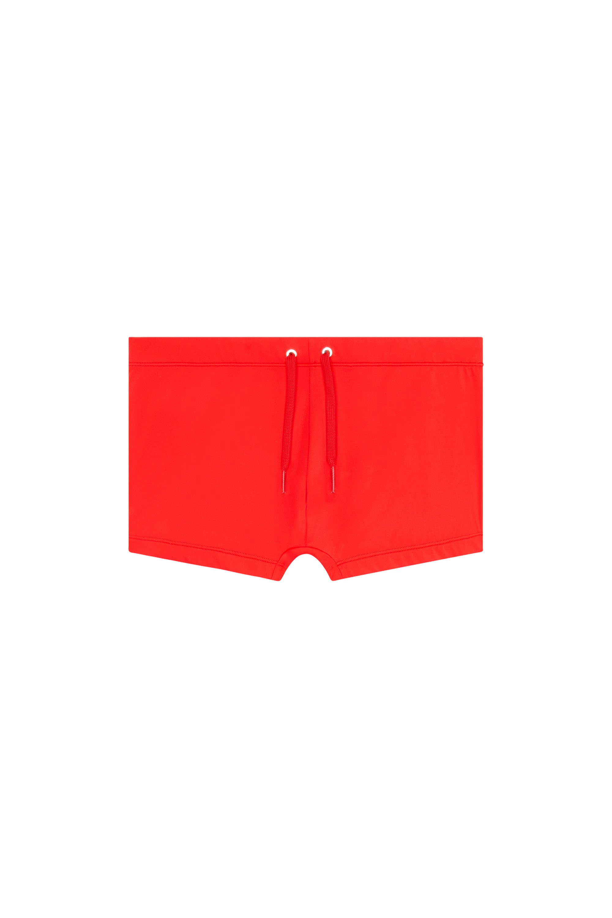 Diesel - BMBX-BRAD, Man's Swim boxer briefs with rear logo print in Red - 4