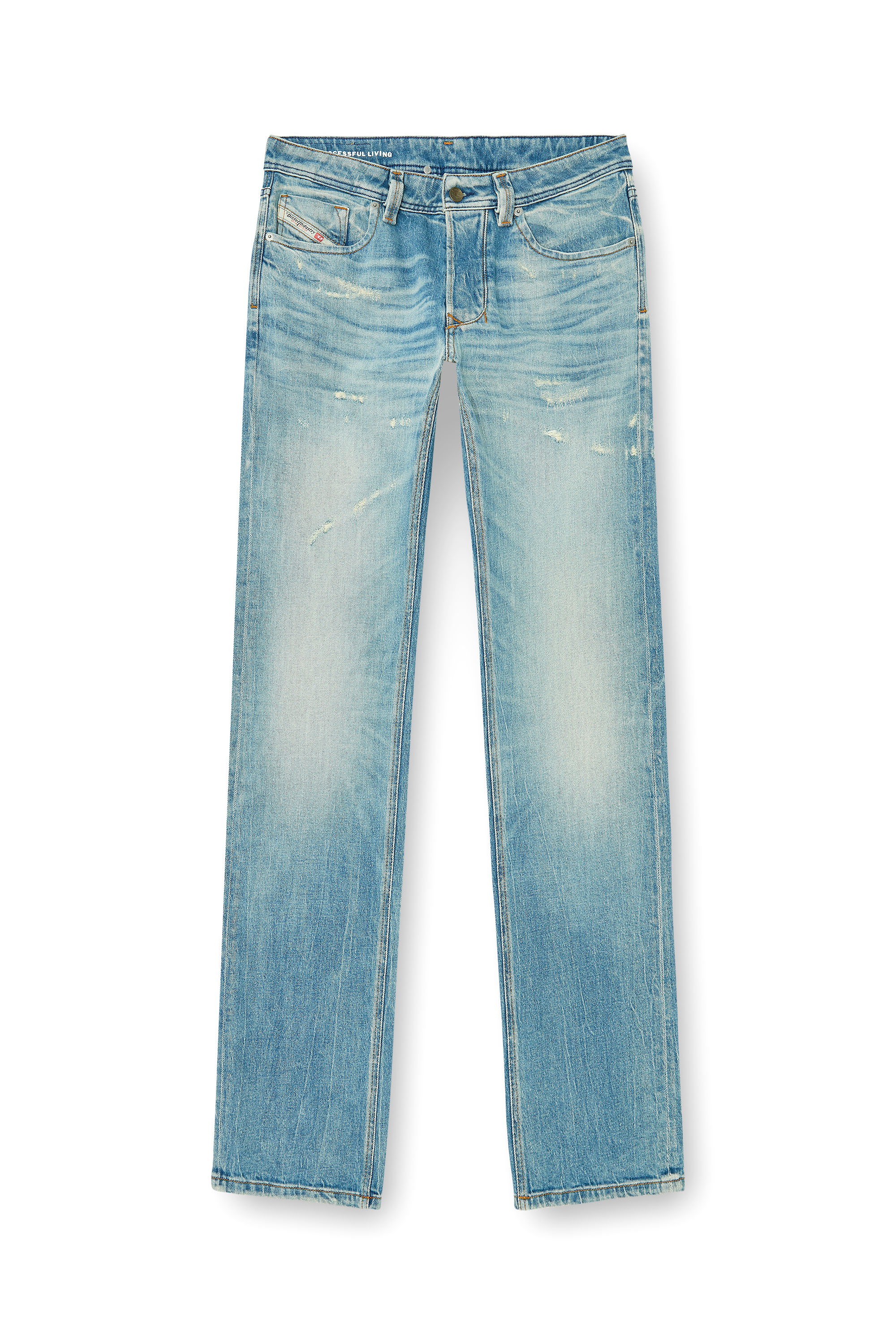 Diesel - Man's Regular Jeans 1985 Larkee 09P33, Light Blue - 2