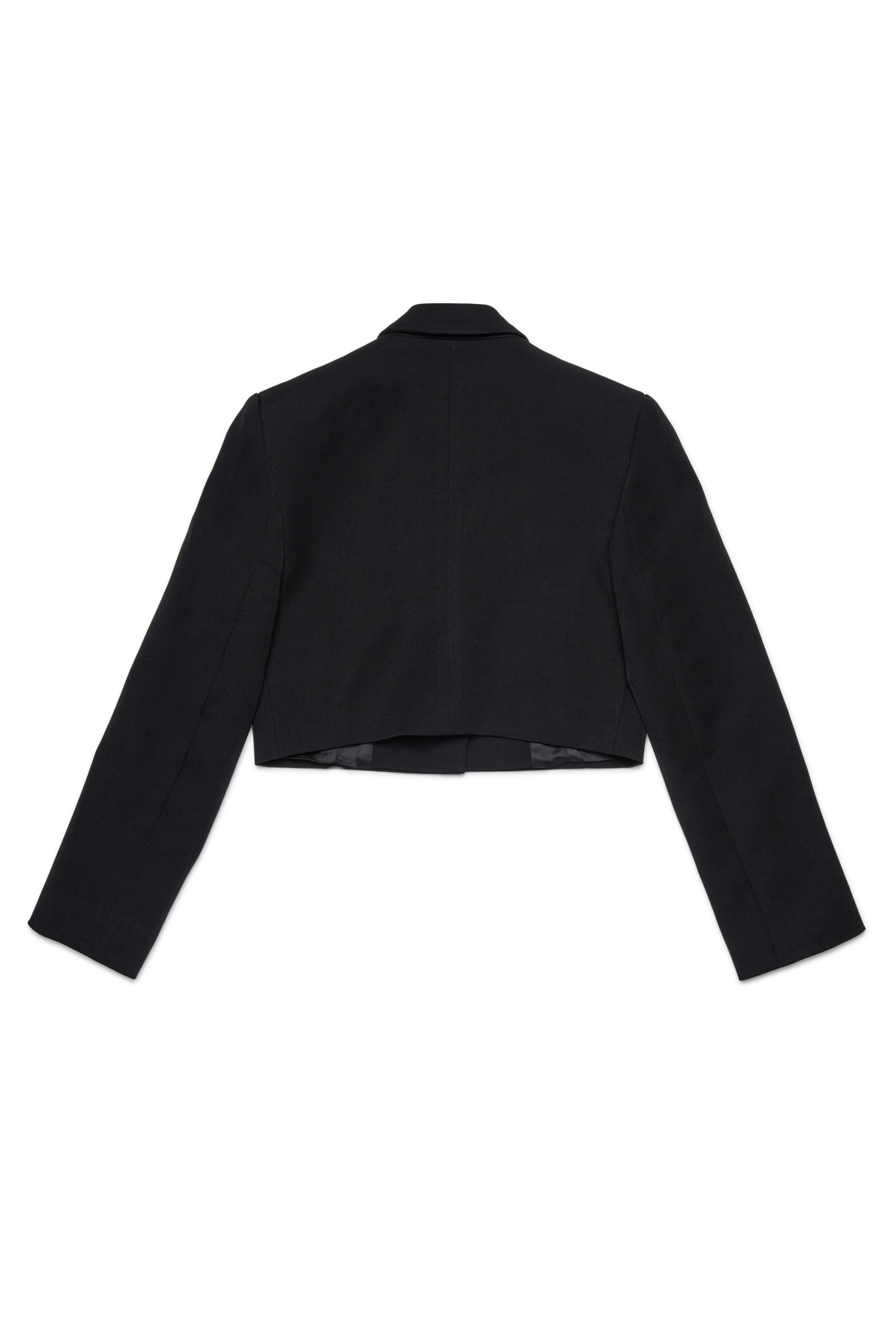 Diesel - JGMILLAP1, Woman's Short jacket with lapels in Black - 2