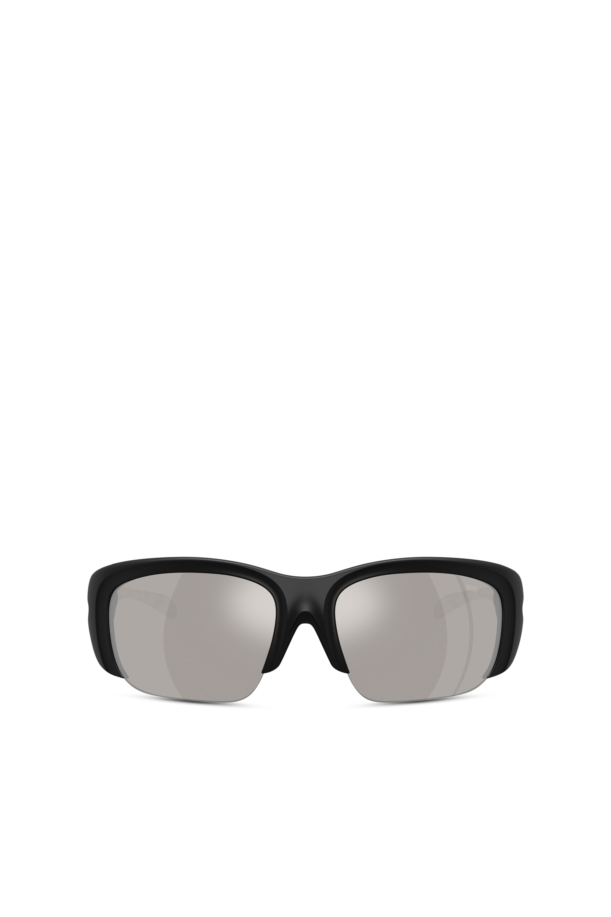 Diesel - 0DL3016U, Unisex's Wrap-around shape sunglasses in Black/Grey - 1
