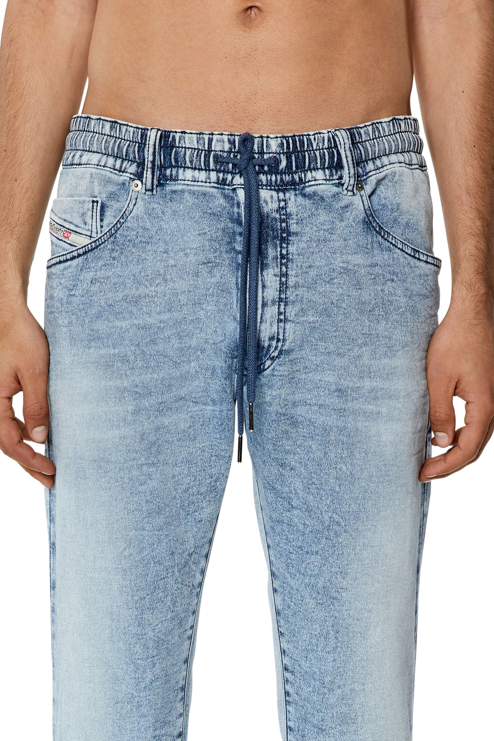 Diesel - Tapered 2030 D-Krooley Joggjeans® 068GG, Light Blue - Image 3