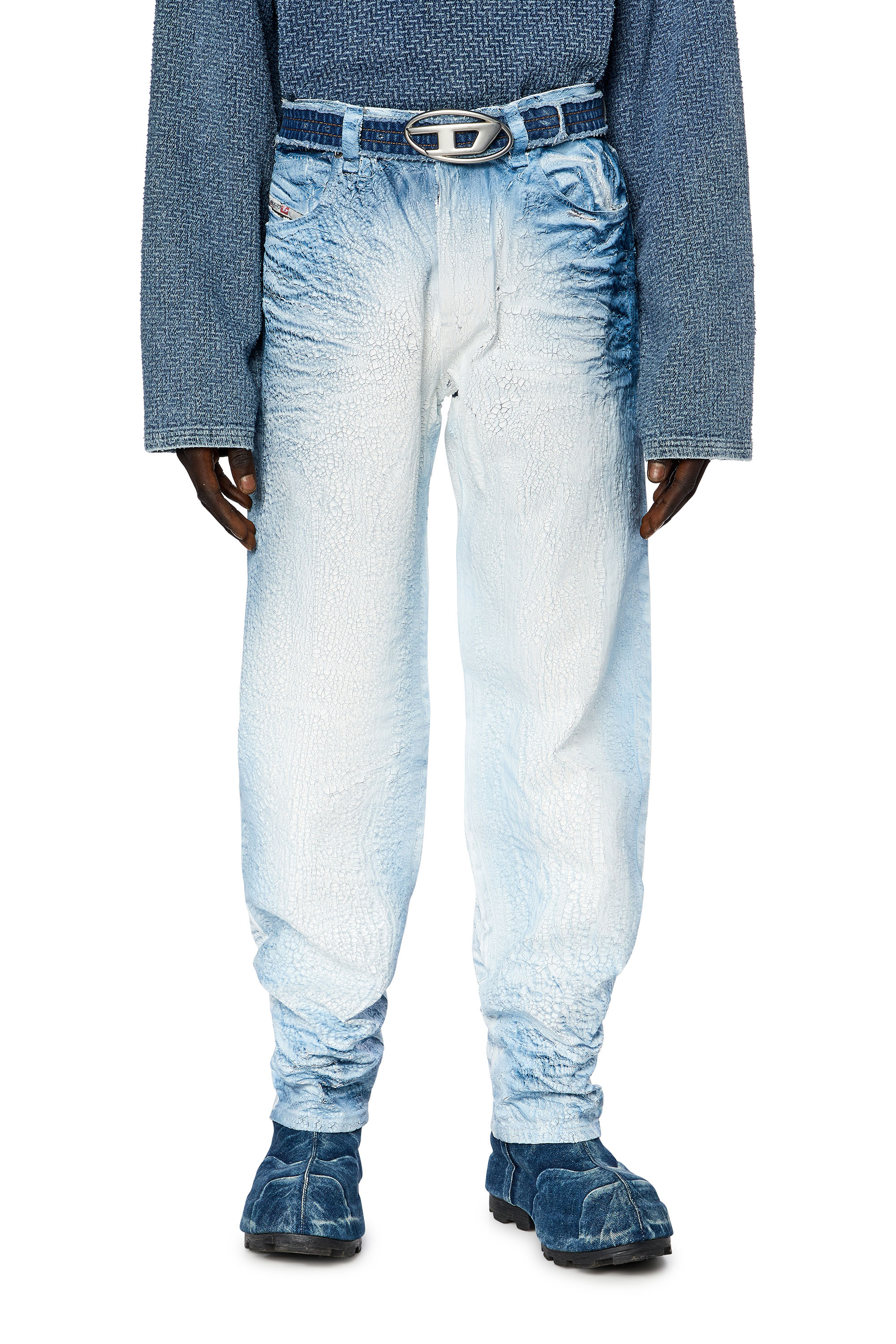 Diesel - Straight Jeans 2010 D-Macs 0NLAW, Light Blue - Image 2