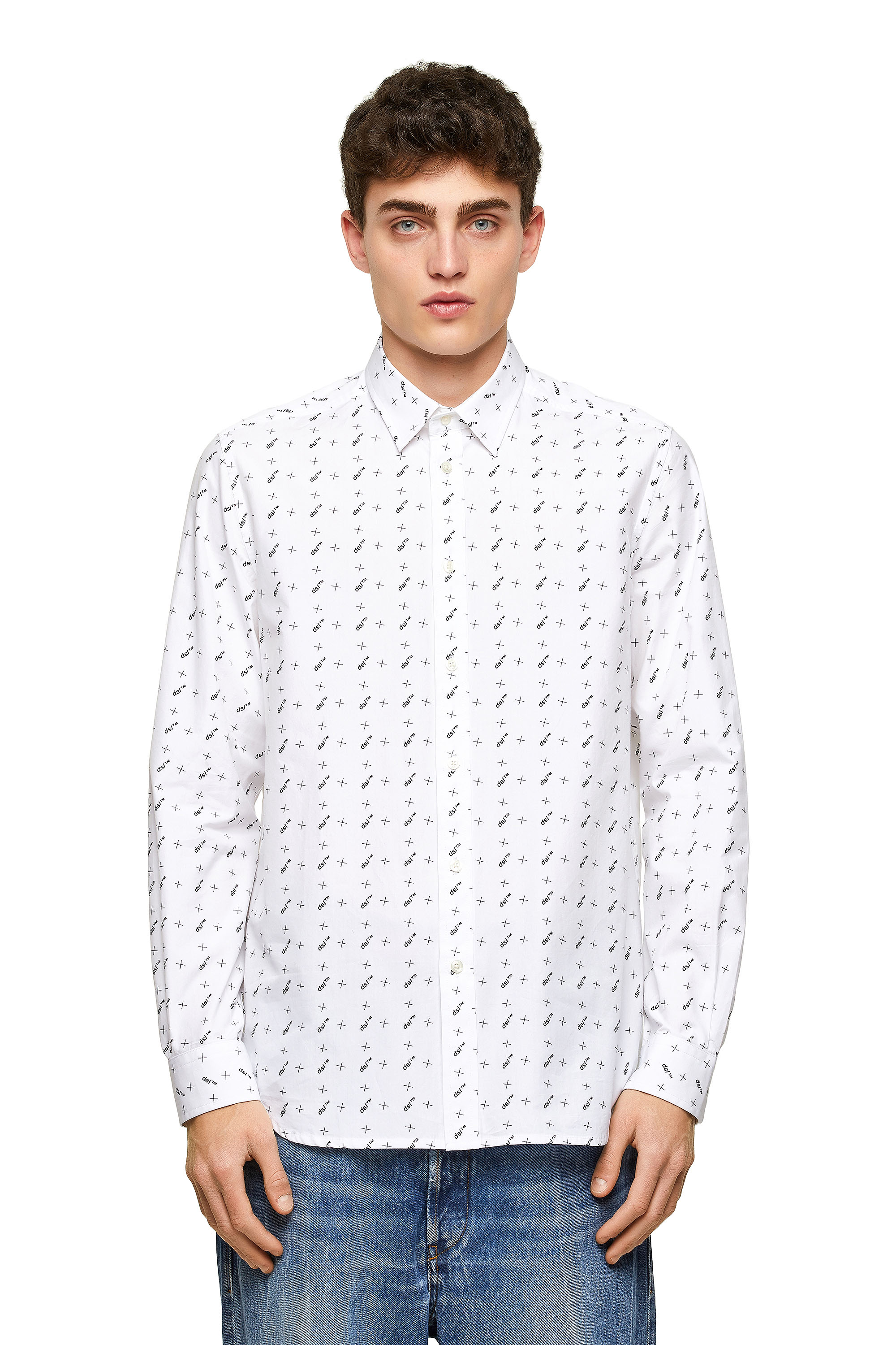 S-RILEY-TM-LS, White - Shirts