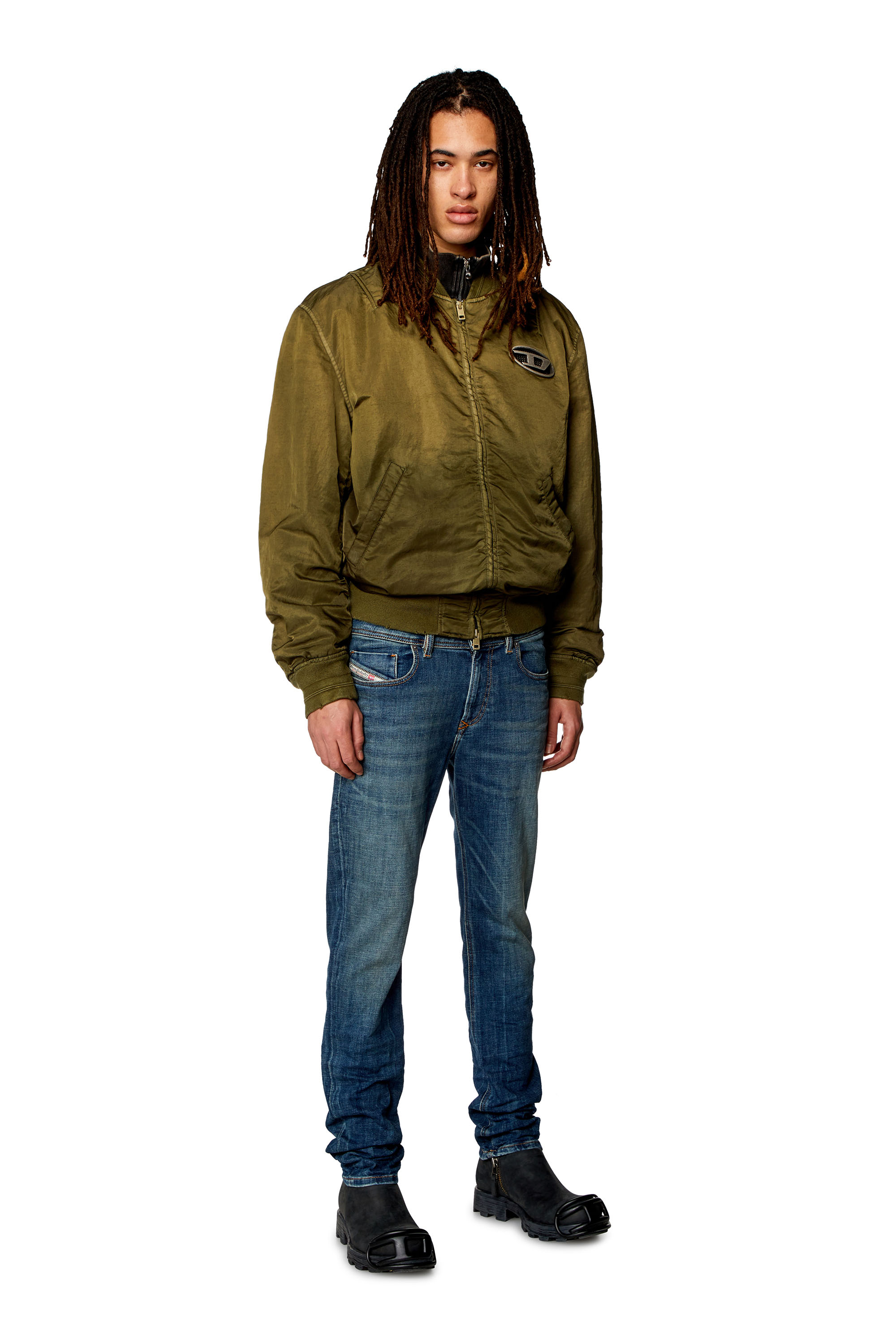 Diesel - Skinny Jeans 1979 Sleenker 09H67, Dark Blue - Image 4