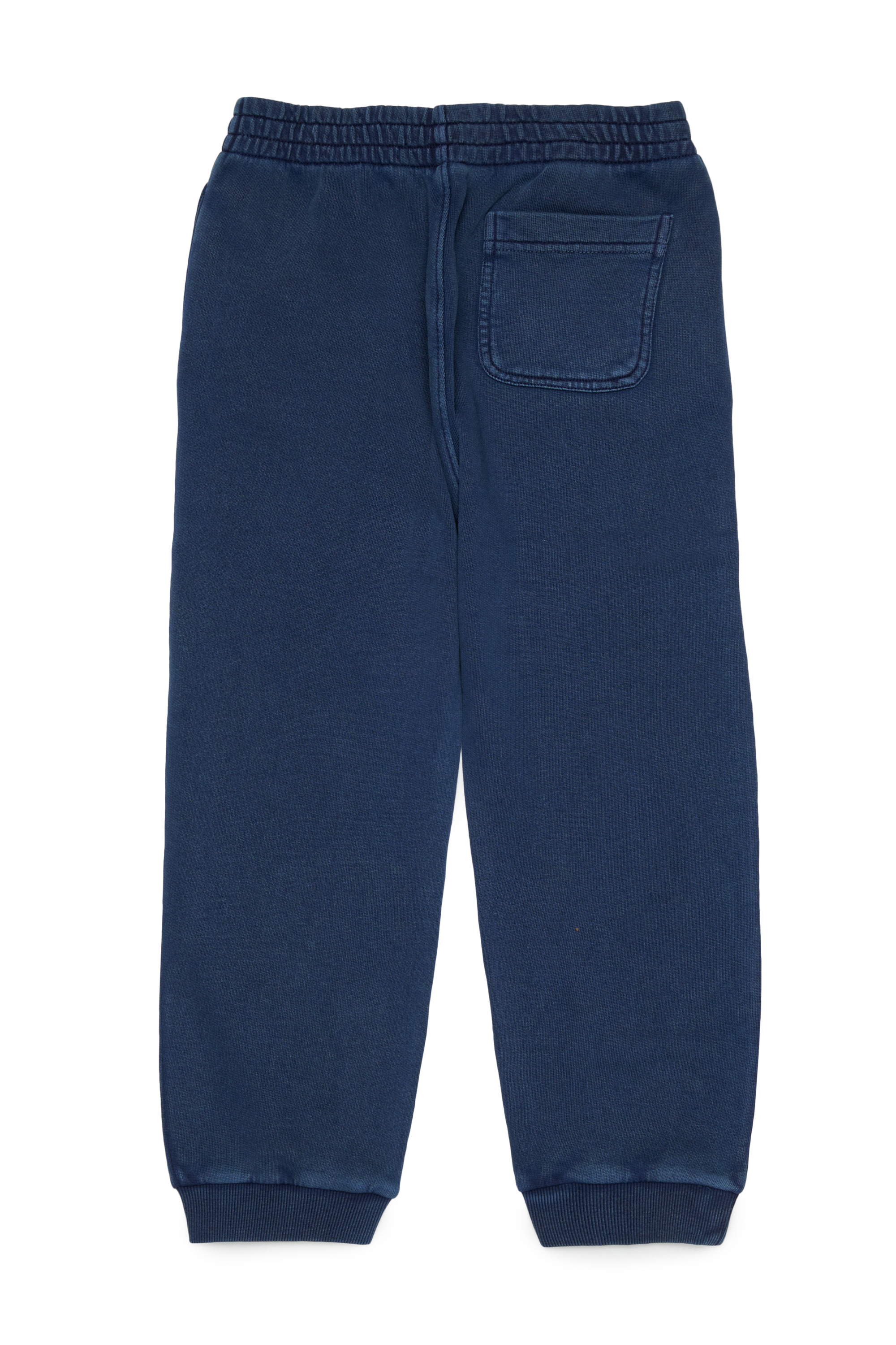 Diesel - PTISEL, Man's Cotton sweatpants with logo print in Dark Blue - 2