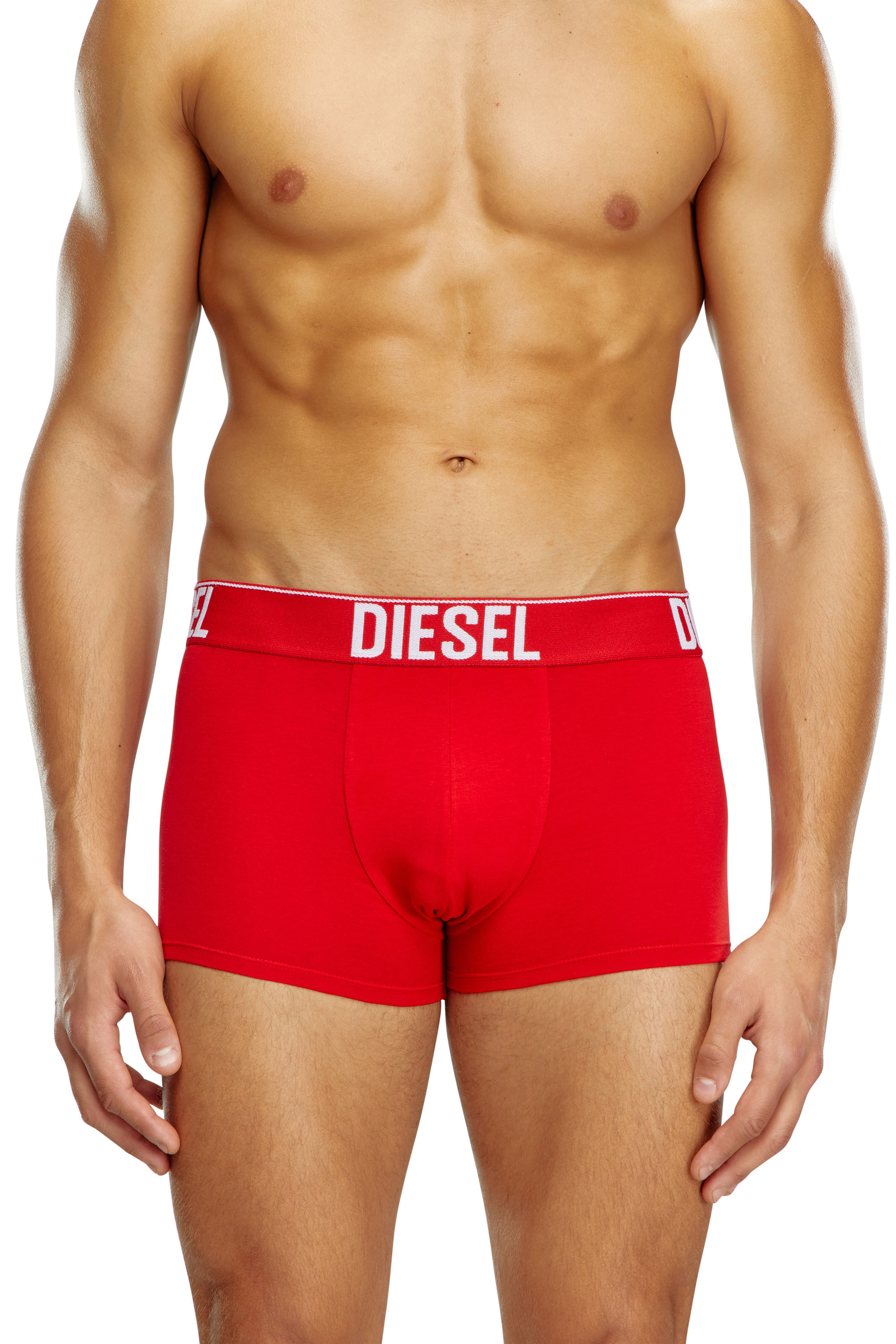 Diesel - UMBX-DAMIENTHREEPACK, Man's Three-pack boxer briefs with tonal waist in White/Black - 2