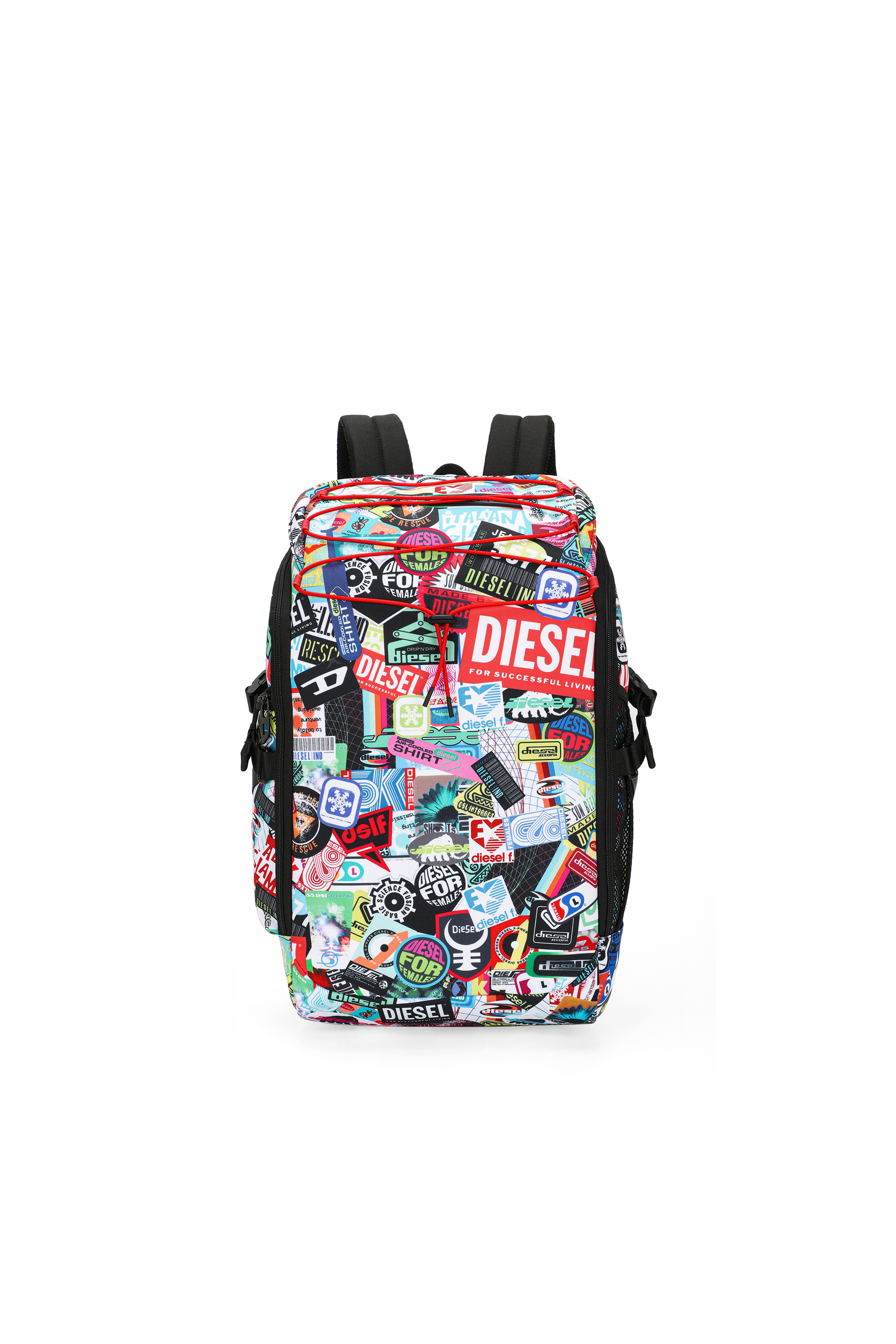 DIESEL PC PRINTED BACKPACK-STICKERS- DSB