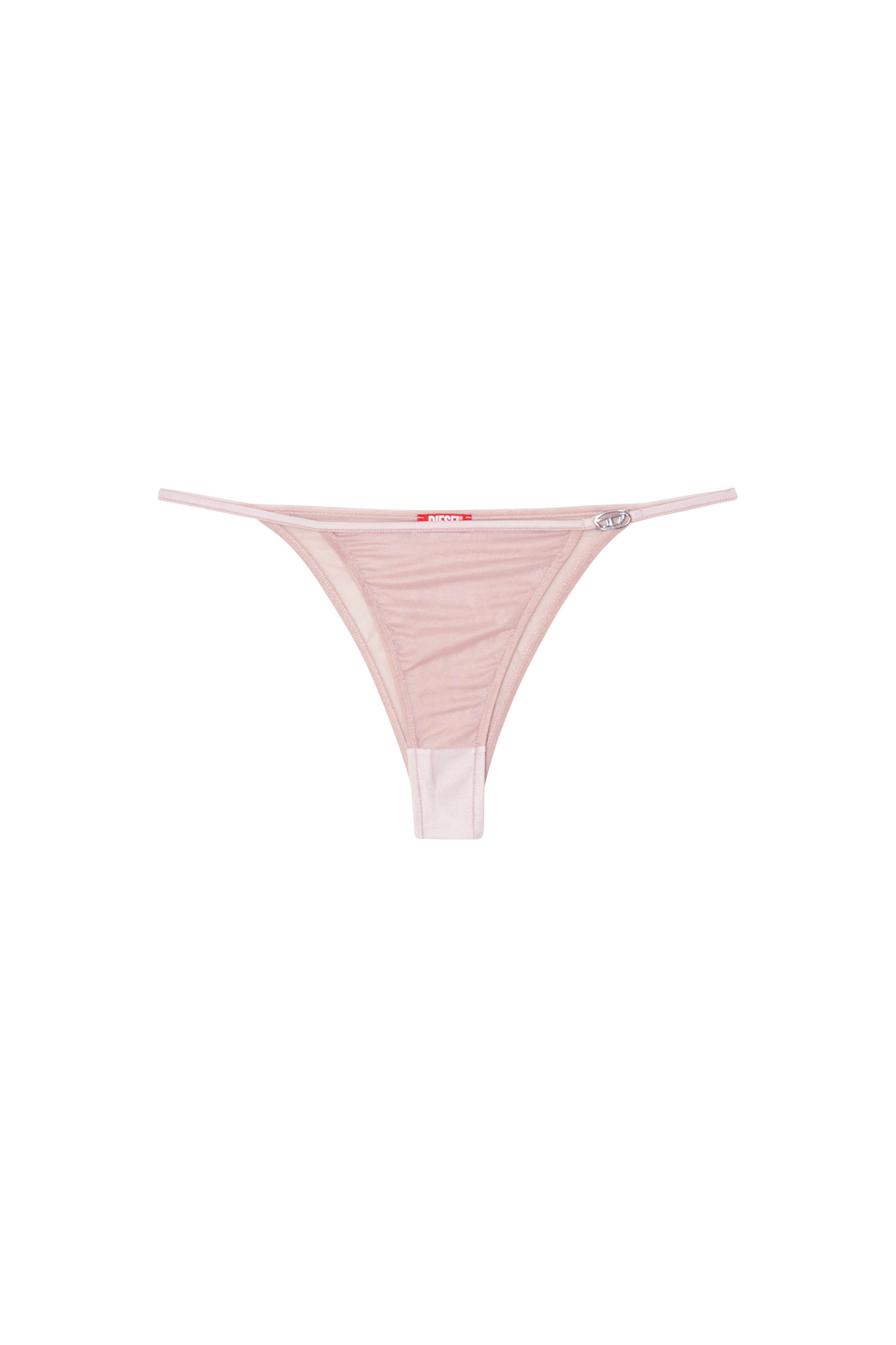 Diesel - PUNCHY-GFT, Woman's Metallic briefs with Oval D detail in Nude - 3