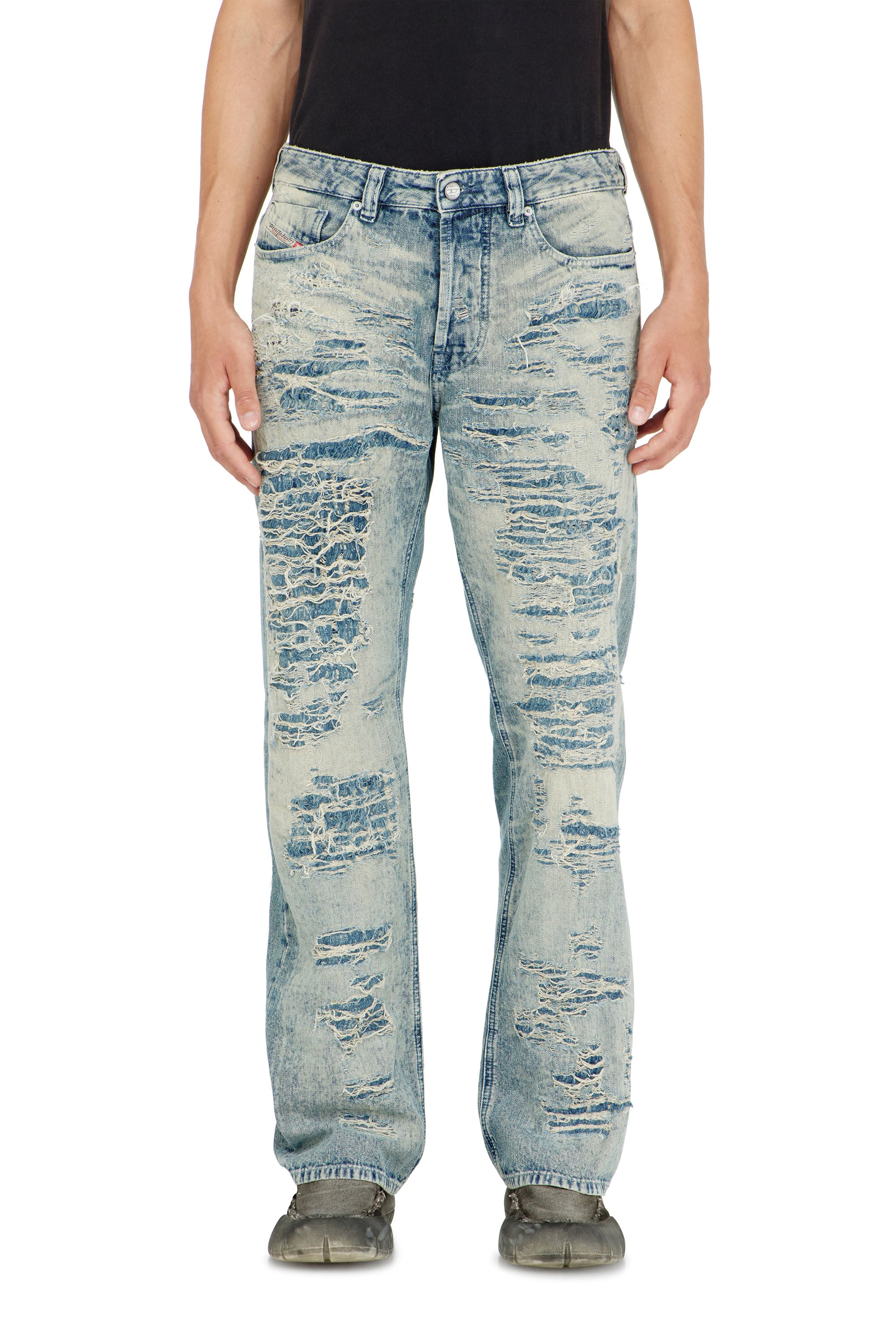 Diesel - Man's Relaxed Jeans 1980 D-Eeper 068YM, Medium blue - 2