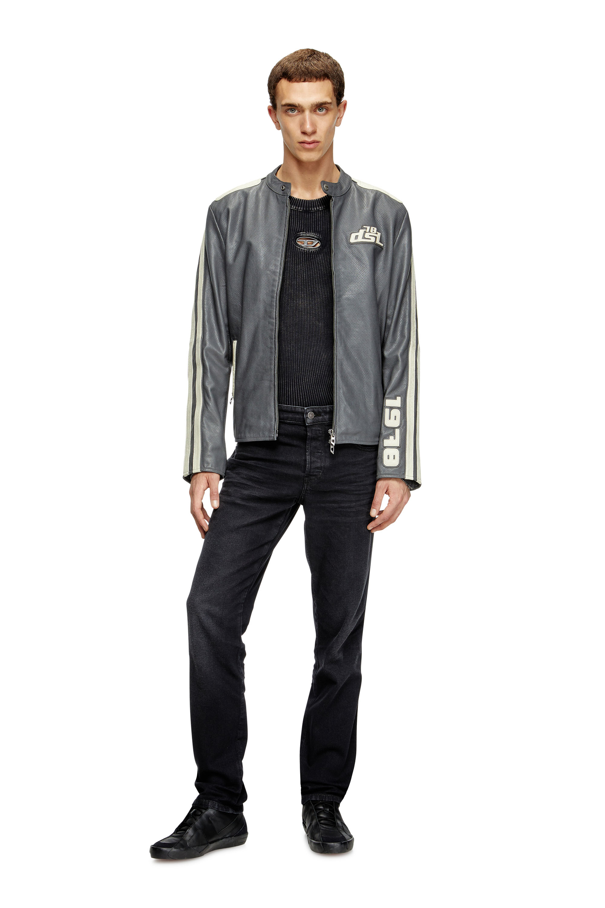 Diesel - Man's Slim Jeans 1993 D-Vyl 0DBEG, Black/Dark grey - 2