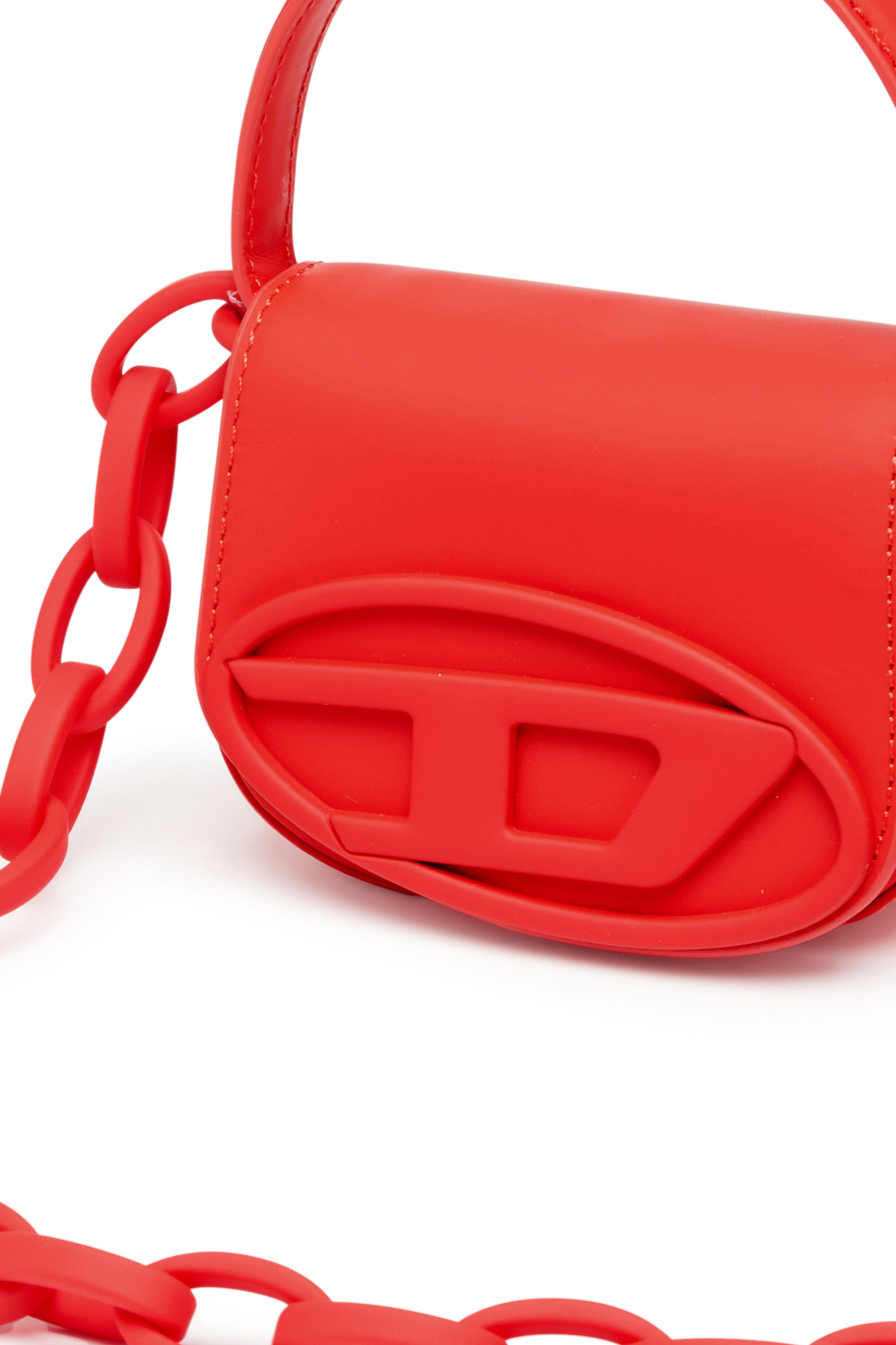 Diesel - 1DR XS, Woman's 1DR Xs-Iconic mini bag in matte leather in Red - 5